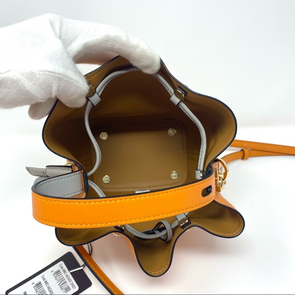 MCM AUTHENTIC autumn maple Milano drawstring crossbody bag - Picture 13 of 16